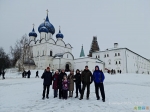 Наша команда на фоне ансамбля Кремля